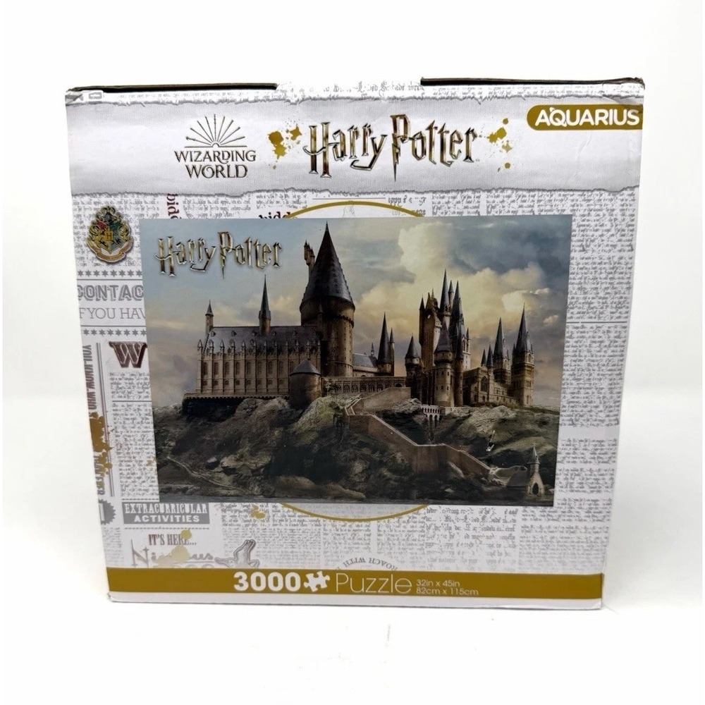 New Harry Potter Hogwarts Castle 3000 Piece Puzzle Aquarius Wizarding World